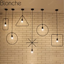 Modern Led Pendant Light Simple Iron Art Hanging Lamp for Children Bedroom Living Room Kitchen Lighting Industrial Loft Fixtures 2024 - buy cheap