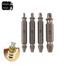 4Pcs Screw Extractor Drill Bits Guide Set Broken Damaged Bolt Remover Double Ended Damaged Screw Extractor (1# 2# 3# 4#) 2024 - buy cheap