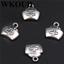 20pcs Silver Plated Nurses Ambulance Bags Charm Necklaces Earrings Metal Pendants DIY handmade Accessories 14*12mm A275 2024 - buy cheap