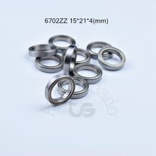 6702zz 15x21x4(mm) 10pieces bearing metal sealed free shipping ABEC-5 chrome steel miniature bearing hardware Transmission Parts 2024 - buy cheap