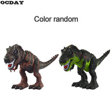Electric Walking Dinosaur With Light Sound Kids Toy Jurassic Park Real Movement T-Rex Figure Toy Classic Model Toys Xmas Gift 2024 - buy cheap