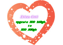 Extra Cost for Add  upgrate HDD 160gb to HDD 500gb for laptop 2024 - buy cheap