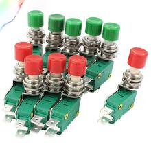 10pcs SPDT Momentary Red + Green Button Actuator Mini Switch 16A 125V/250V AC 2024 - buy cheap