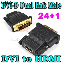 Kebidu-Adaptador convertidor 24 + 1 DVI macho a DHMI hembra, conector de doble enlace para HDTV, PC, LCD, venta al por mayor 2024 - compra barato