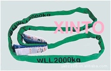 2TX1M--2M 6:1 High tensile endless soft round sling industrial grade lifting sling polyester fiber strap tree glass auto 2024 - buy cheap