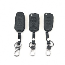 Car Leather Key Case cover keychain For Geely X7 Vision SC7 MK Cross Gleagle BOUNS M11 INDIS VERY GX7 SX7 ARRIZO 2024 - buy cheap