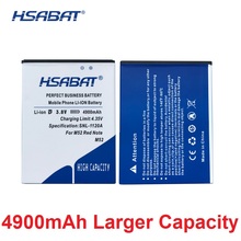 Hsabat 4900 mah bateria superior para mlais m52 nota vermelha m52 frete grátis 2024 - compre barato