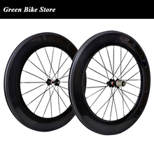 Factory sale 88mm carbon wheelset road bicycle wheels clincher bike wheel 2024 - buy cheap