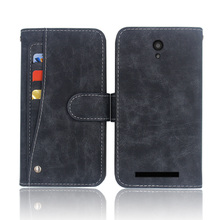 Hot! Prestigio Muze C5 Case High quality flip leather phone bag cover case for Prestigio Muze C5 with Front slide card slot 2024 - buy cheap