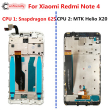 For Xiaomi Redmi Note 4 LCD Display+Touch Screen With Frame Replacement Digitizer Assembly For Xiaomi Redmi Note4 Note 4 display 2024 - buy cheap