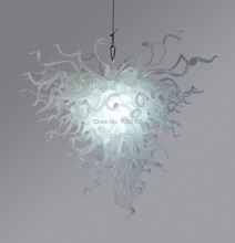 Free Shipping Unusual Murano White Glass Chandelier Lighting 2024 - buy cheap