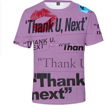 Ariana Grande Thank U Next T-Shirt Women 3D Printed Graphic T Shirts Hip Hop Streetwear Girl Female Tee Shirt Summer Top Tee 2024 - buy cheap