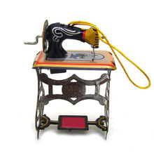 Máquina de coser Vintage clásica para niños y adultos, juguete de hojalata coleccionable para fotografía 2024 - compra barato