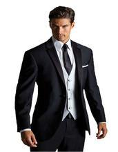 New Arrival Groom Tuxedos  Men's New Wedding Dress Groom Suit Formal Occasion Party Suit  Groomsman (jacket+pants+vest+tie) 2024 - buy cheap