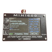 Nova Mini600 4.3 "LCD Sensível Ao Toque 0.1-600MHz HF/VHF/UHF ANT Antena SWR Analyzer Medidor + bateria 2024 - compre barato