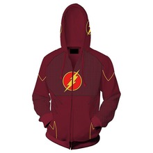 Quente filme o flash hoodie hip hop com capuz vermelho hoodie halloween cosplay hoodie 2024 - compre barato