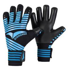 Professional New Kids Mens Goalkeeper Gloves Thick Latex Football Without Finger Protection Keeper Gloves Goalie Training Gloves 2024 - купить недорого