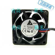 Ventilador de refrigeração delta 6025, usado, 12v, a, suporte de rolamento esférico duplo, controle de temperatura pwm velocidade qfr0612dh 2024 - compre barato