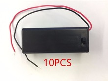 10PCS Black 1 AA Battery Holder Box Case With Switch New 1 AA 2A Battery Holder Box Case With Switch 2024 - buy cheap