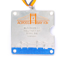 Medallas de Plata personalizadas, metal, esmalte, color, gran oferta, personalizadas, con cintas 2024 - compra barato