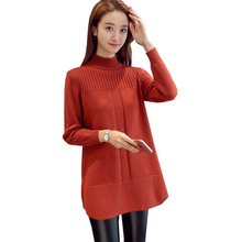 New Autumn Winter Women Pullovers Sweater Knitted Casual Jumper Fashion Half Turtleneck Loose Soft Warm Female Sweaters AA287 2024 - buy cheap