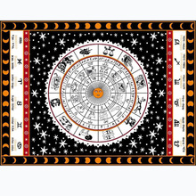 Toalha de mesa de tarô 3 tipos, aspecto da astrologia, capa de sofá, otsuge, 150*200cm, lindo padrão, jogo de tabuleiro, acessório 2024 - compre barato