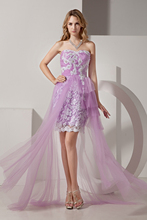 Beleza embutida vestido de coquetel, tule violeta curto, vestido de baile para festa à noite, vestido formal 2024 - compre barato