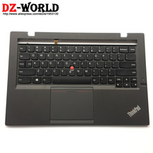 Teclado retroiluminado para notebook lenovo, novo/orig us, thinkpad x1, carbono, 2nd, 20a7, 20a8, com bisel para descanso para as mãos, 04x5570, 04x6525, 0c45069 2024 - compre barato