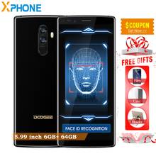 DOOGEE MIX 2 6 ГБ 64 ГБ 5,99 ''FHD Android 7,1 Helio P25 Восьмиядерный Face ID отпечатков пальцев 4 г LTE смартфон 2160x1080 16MP 2024 - купить недорого