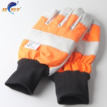 Wood industry safety leather chainsaw glove cut resistant 0 & 1 Fishing Glove 2024 - buy cheap