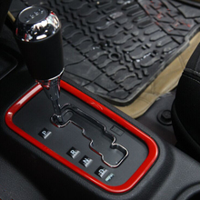 Cubierta de cambio de ABS para el cambio de marchas para Jeep Wrangler JK Rubicon, embellecedor de Interior, accesorios de tamaño grande, 1 ud., 2008-2015 2024 - compra barato