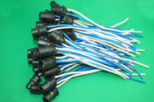 2pcs/lot T10 Wired LED Light Bulb Socket Holder - Plastic - Cars Bikes Dashboard Gauge 2024 - buy cheap