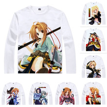 Camisetas de Anime de manga larga para hombre y mujer, camisa Kawaii DE LA Ambition of Oda, Nobuna, Daimyo de Owari, motivos de Cosplay 2024 - compra barato