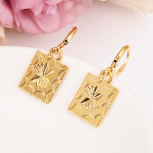 Bangrui Gold Color square Earrings geometrical Women/Girl,Love Trendy Jewelry for African/Arab/Middle Eastern party jewelry gift 2024 - buy cheap