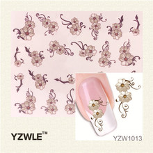 YZWLE 1 Sheet Fashion 3D Design Daisy Flower Watermark Nail Decals, DIY Water Transfer Nail Stickers Manicure Tools 2024 - buy cheap