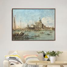 Cuadros de decoración para el hogar, pinturas de lienzo para el salón, italiano, francés, Guardi, Venice 2024 - compra barato