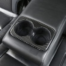 Cubierta embellecedora de Panel de agua para asiento trasero de Jeep Grand Cherokee, accesorios de estilo de coche, ABS, fibra de carbono Real, 2014-2018, 1 pieza 2024 - compra barato