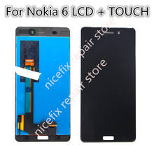 Для Nokia 6 N6 ЖК-дисплей с сенсорным экраном дигитайзер в сборе запасные части для Nokia 6 LCD 2024 - купить недорого