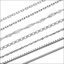 24Hours Free Fast Shipping 20Pcs Mix 10 Kinds 18" 925 Sterling Silver  Jewelry Link Necklace Chains With Lobster Clasps 2024 - buy cheap
