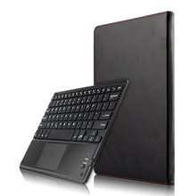 Funda con teclado táctil inalámbrico para Huawei MediaPad T5 10, carcasa de cuero con soporte y bolígrafo, Bluetooth, para tableta 2024 - compra barato
