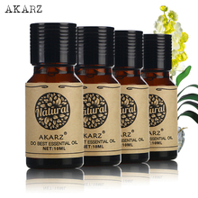 Akarço óleo essencial de marca famosa para aromaterapia, massagem spa, cuidados com a pele, 10ml * 4, gerânio, osmanthus, flor de cerejeira, massagem 2024 - compre barato