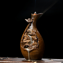 Special antique ceramic fragrance oil burner Tower go back in fragrant sandalwood incense fragrance incense cloud creative back 2024 - buy cheap