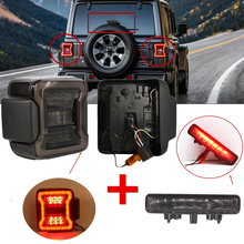 Luces Led traseras para Jeep Wrangler JL 2018 2019, luces traseras de marcha atrás con lámpara de luz de freno JL 3rd, nuevas 2024 - compra barato