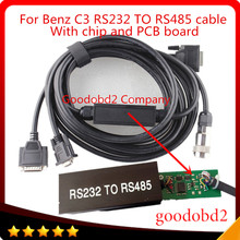 Cable y conector C3 OBD2 para coche, conector RS232 a RS485 para MB STAR C3, herramientas de diagnóstico de coche multiplexor, con placa pcb 2024 - compra barato