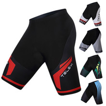 Teleyi-pantalones cortos de ciclismo para equipo profesional para hombre, medias acolchadas de Gel 3D a prueba de golpes, para ciclismo de descenso, Bermudas, 2021 2024 - compra barato