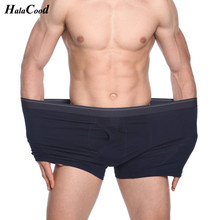 Cuecas masculinas plus size, cueca boxer em algodão de 6 tamanhos, roupa íntima sexy masculina e de marca fashion, atacado 2024 - compre barato