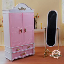 Fashion original mirror for barbie wardrobe for Kurhn bedroom furniture 1/6 bjd doll accessories without clothes child toy gift 2024 - buy cheap