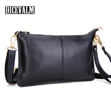 Casual 100% Genuine Leather Women Messenger Bags Clutch Bag High Quality Crossbody Bags For Women Shoulder Bags Small Handbag 2024 - buy cheap