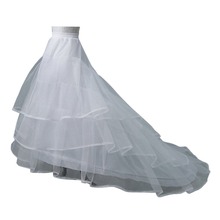 Свадебное платье 2 Обручи со шлейфом для невесты Нижняя юбка в наличии 2024 - купить недорого