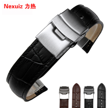 18|19|20|22mm New Arrival Watchband ,High-quality Genuine Leather, Watch Accessories leather straps with Stainless steel  buckle 2024 - buy cheap
